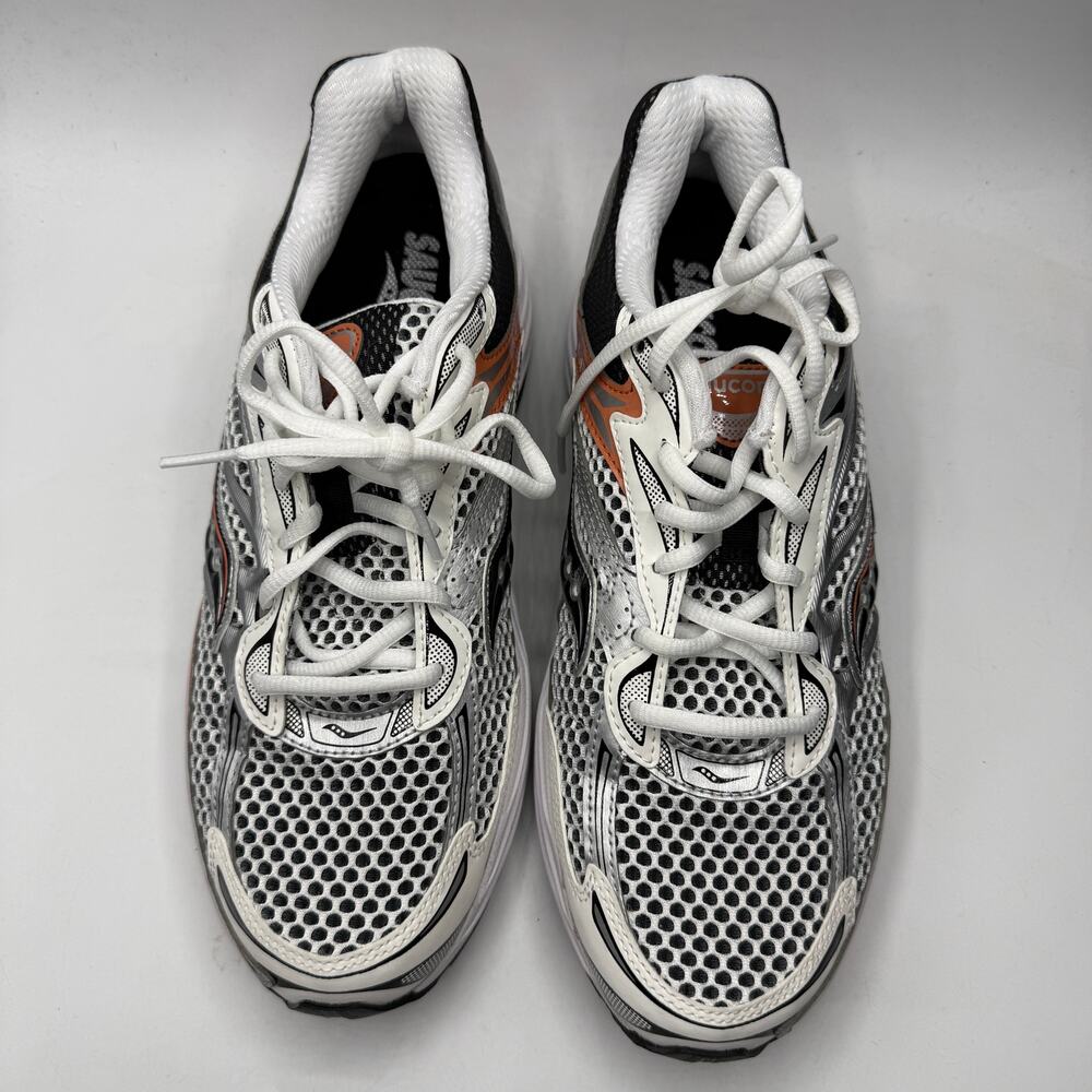 NEW Saucony ProGrid Omni 9 Sneakers Silver/Orange Size US W 11.5 / M 10 - Picture 5 of 11